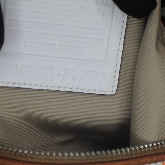 COACH MULTICOLOR SCRIBBLE SHOULDER BAG - Picture 5 of 9